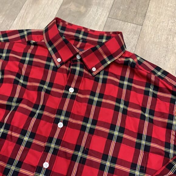 Mens Good Counsel Plaid Button Up Casual Shirt‎ - Picture 3 of 6